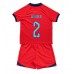 Tanie Strój piłkarski Anglia Kyle Walker #2 Koszulka Wyjazdowej dla dziecięce MŚ 2022 Krótkie Rękawy (+ szorty)